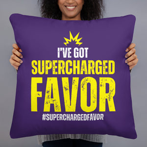 #SuperChargedFavor Pillow