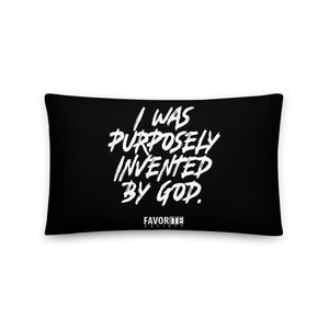 Purposely Invented Pillow - Black