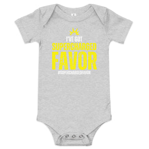 #SuperChargedFavor Baby Onesie