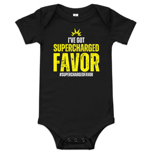 #SuperChargedFavor Baby Onesie