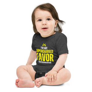 #SuperChargedFavor Baby Onesie