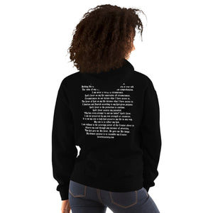 Declaration of Favor Hoodie (White Print)