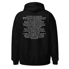 Declaration of Favor Hoodie (White Print)