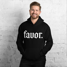 Declaration of Favor Hoodie (White Print)