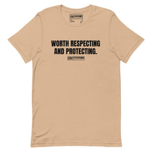 Worth Respecting And Protecting T-Shirt - Black Print #WRAP