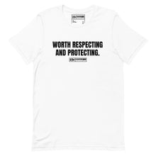 Worth Respecting And Protecting T-Shirt - Black Print #WRAP
