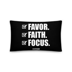 #FavorFaithFocus Pillow