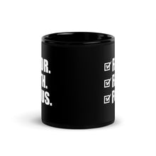 #FavorFaithFocus Black Coffee Mug