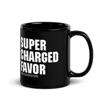 #SuperChargedFavor Black Mug