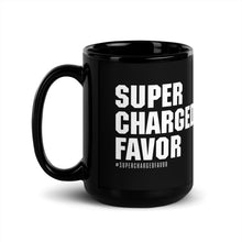 #SuperChargedFavor Black Mug