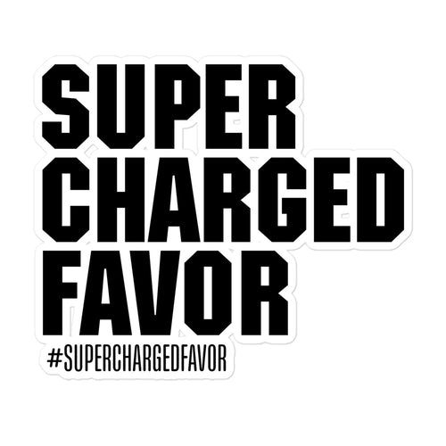 #superChargedFavor Sticker