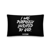 Purposely Invented Pillow - Black