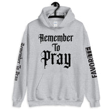 Remember To Pray Hoodie - Black Print